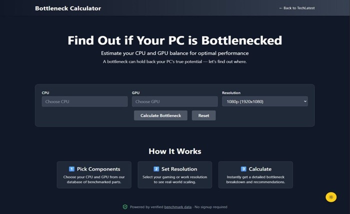 bottleneck calculator