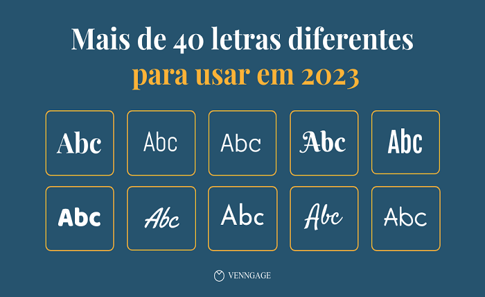 letras diferentes