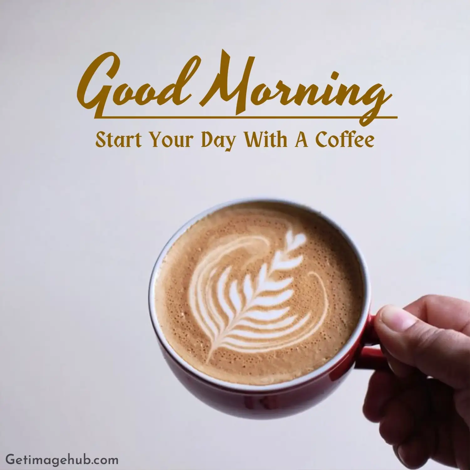 Good Morning With Coffe Cup