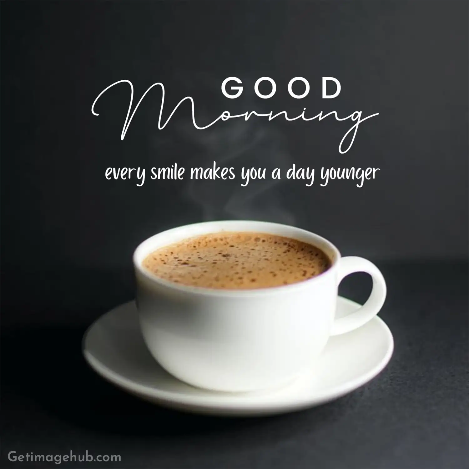 Good Morning Image with Cup of Tea