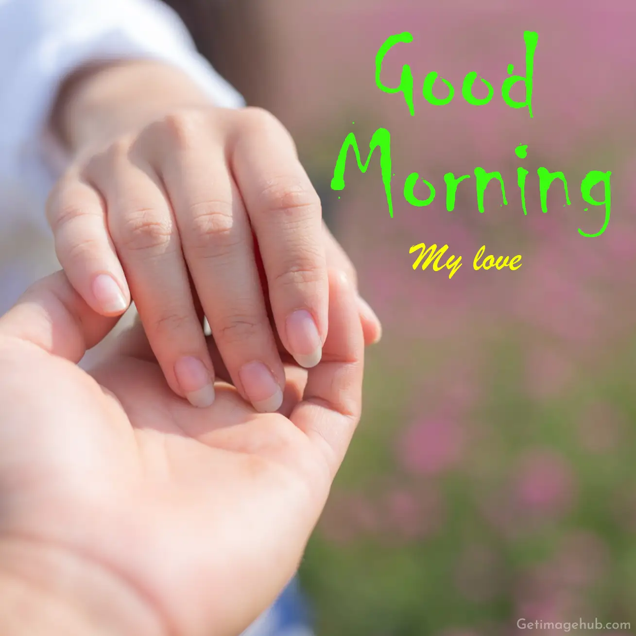 Good Morning Love Images with HandLock