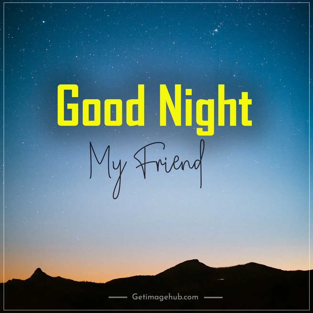 Best Good Night Friends Pic