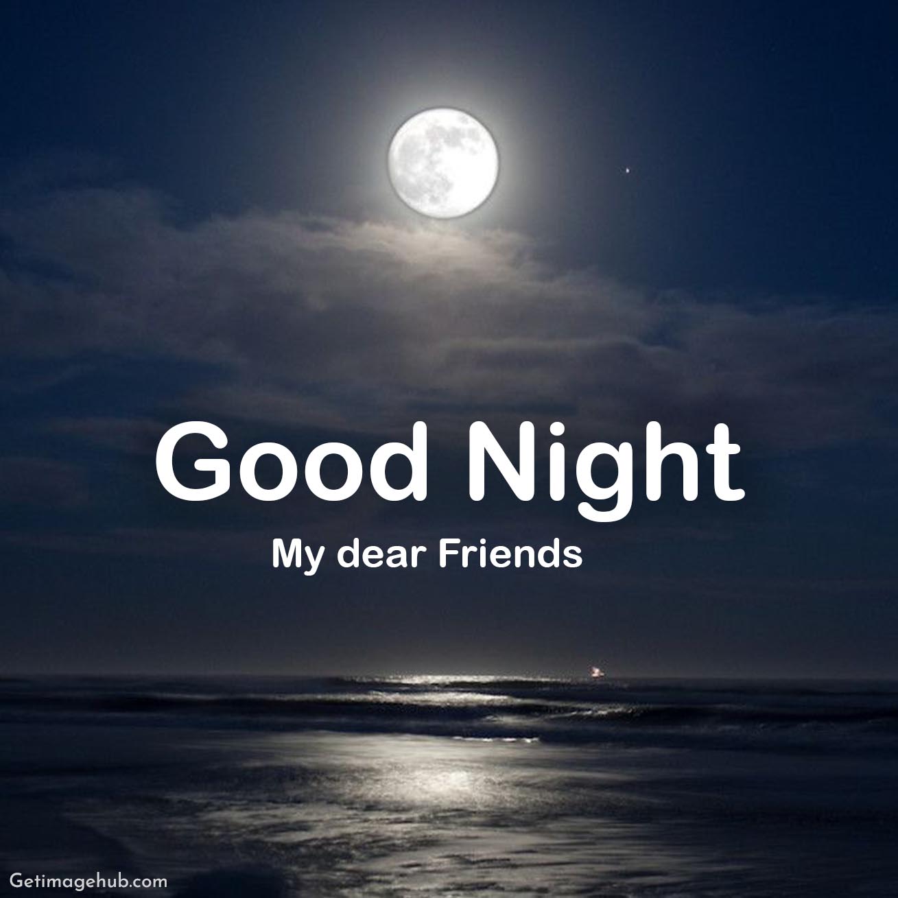 Good Night Friends Image