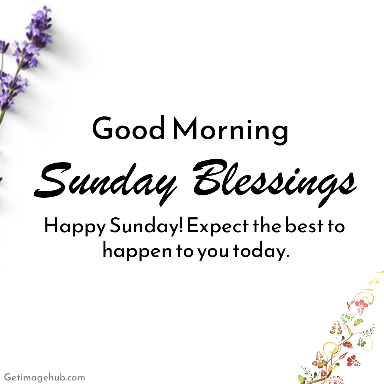 Good Morning Sunday Blessings Pic
