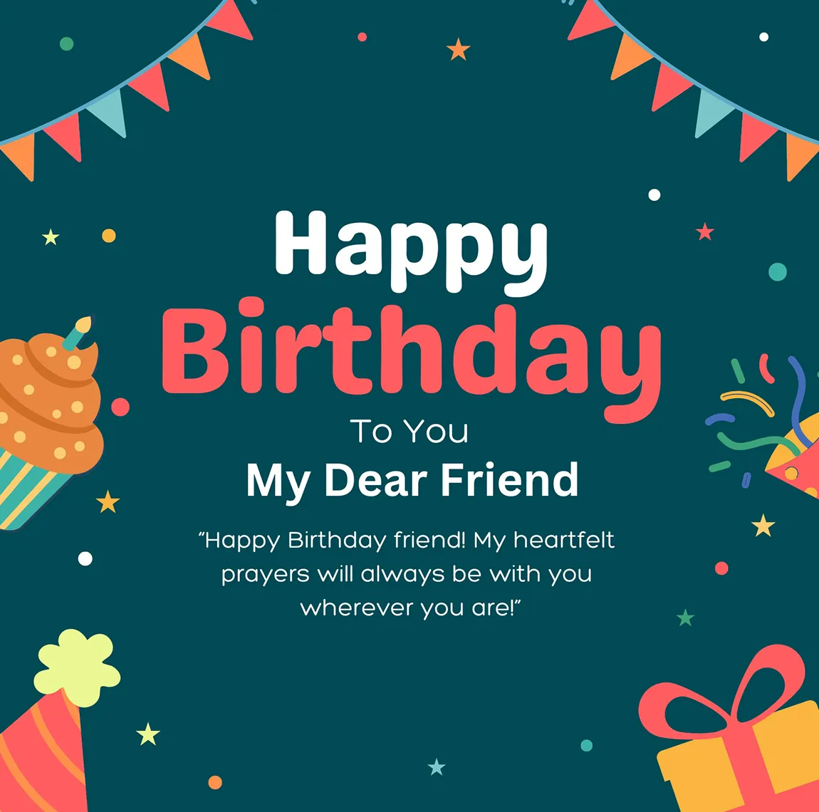 Birthday Friend Wishes Image