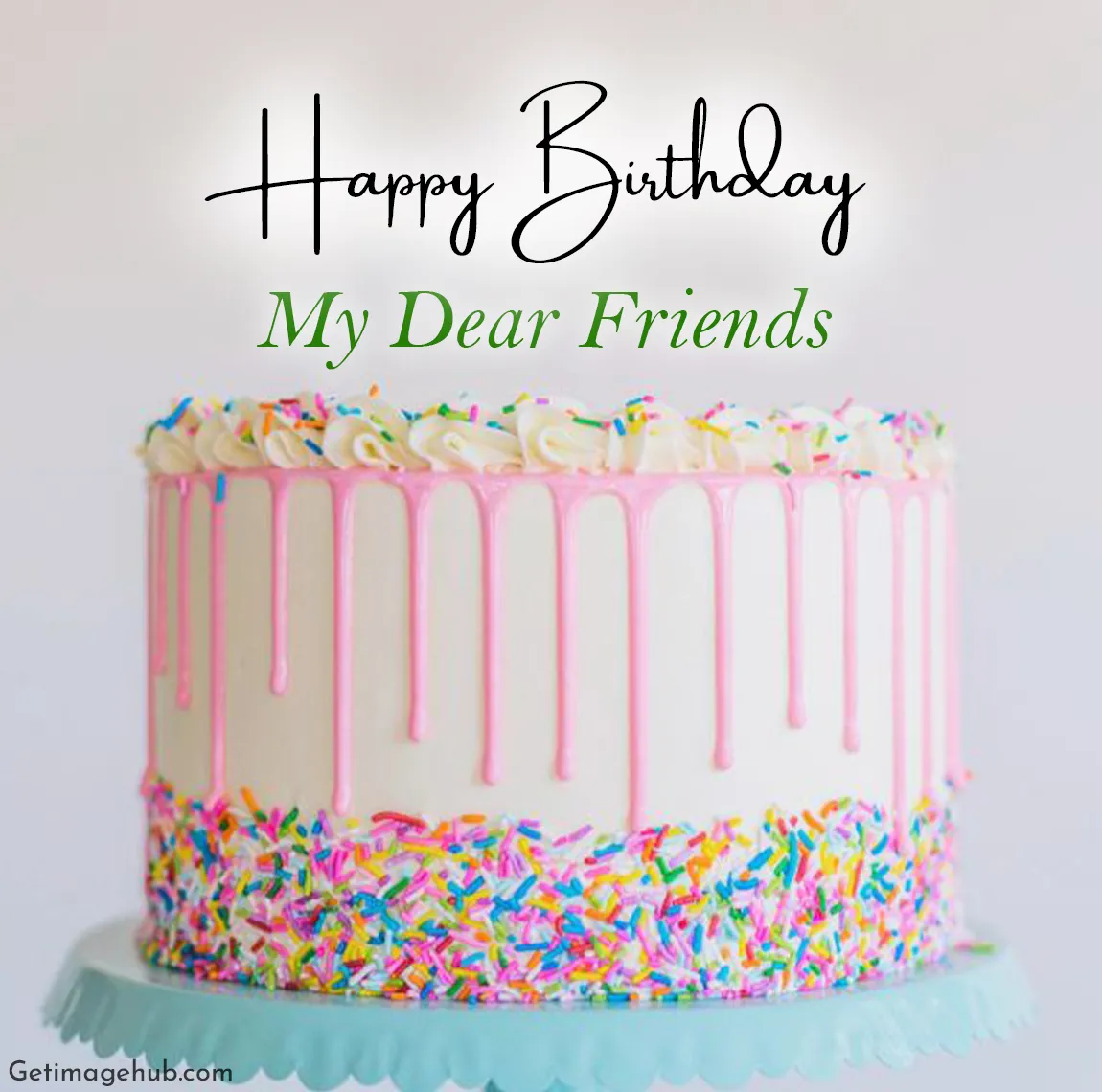 Happy Birthday Friends HD Picture