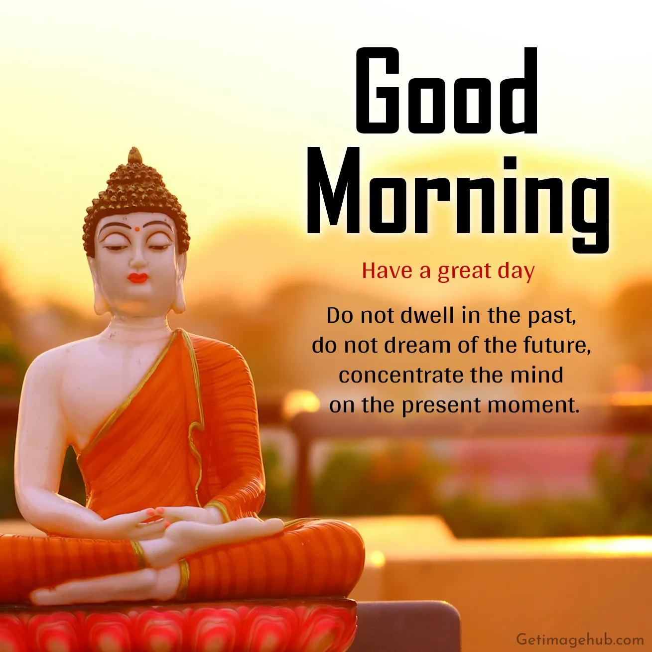 Good Morning Buddha Pic