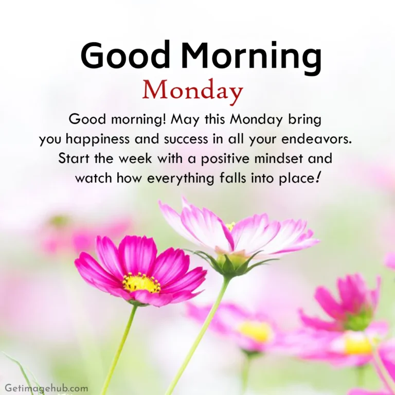 Good Morning Monday Blessings Image