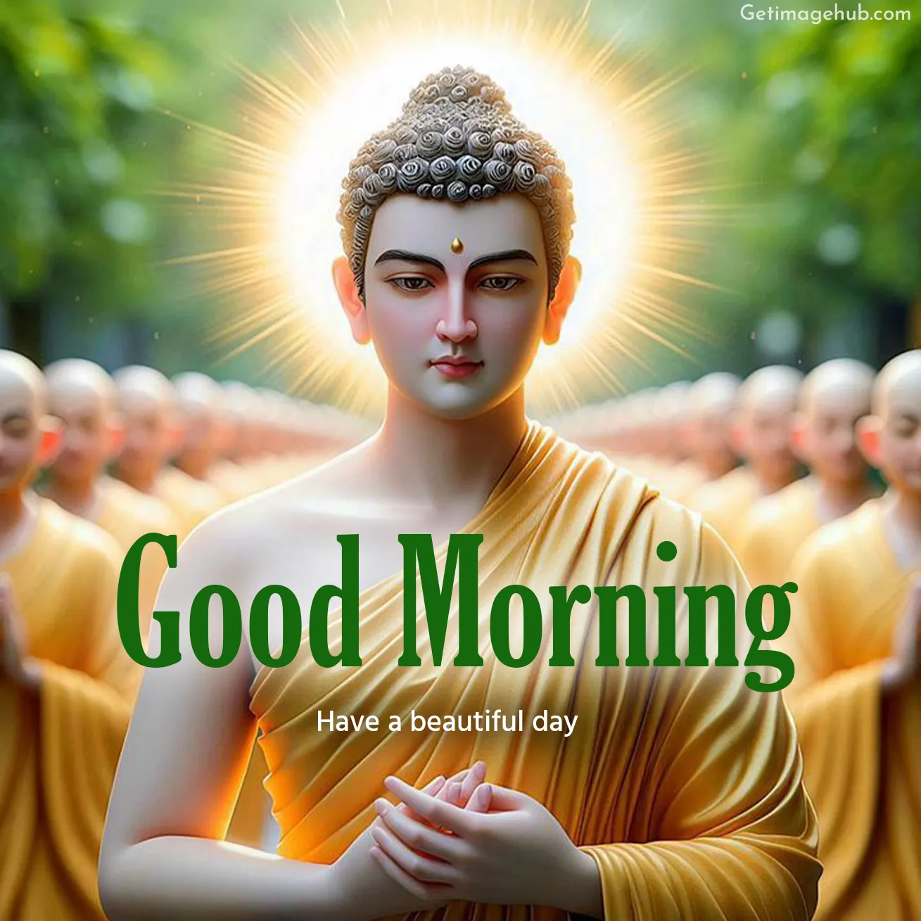 HD Good Morning Buddha Pic