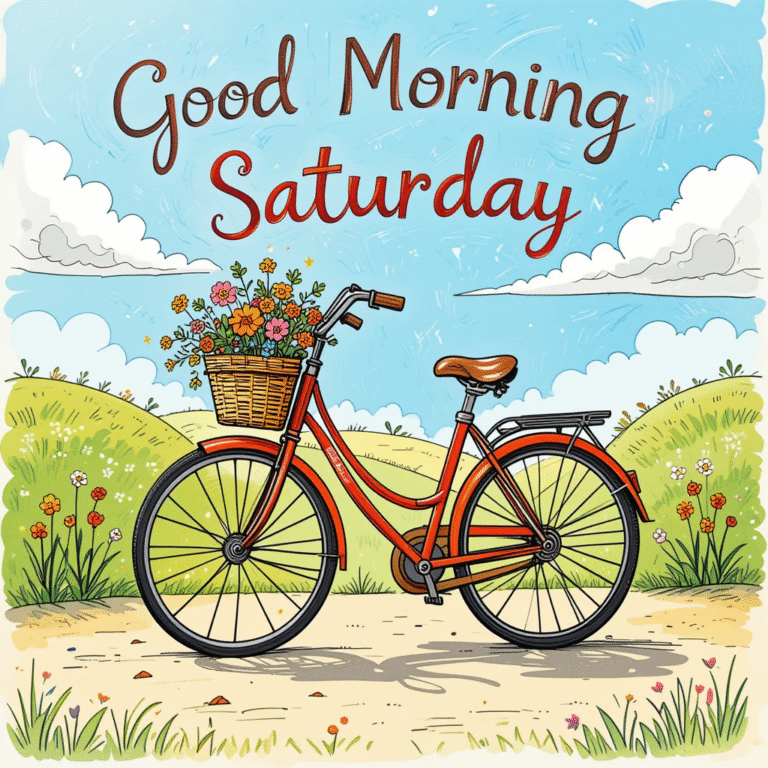 30+ Good Morning Saturday Cute Images to Brighten Your Weekend